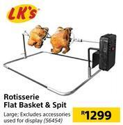 Builders Warehouse Lk's rotisserie flat basket & spit offer