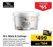 Builders Warehouse Fired earth walls & ceilings-10l offer