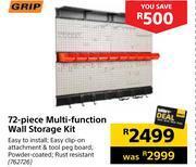 Builders Warehouse Grip 72-piece mutlti-function wall storage kit offer