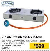 Builders Warehouse Cadac 2 plate stainless steel stove offer