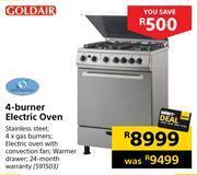 Builders Warehouse Goldair 4-burner electric oven offer