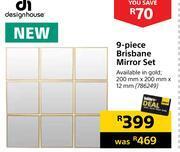 Builders Warehouse Designhouse 9-piece brisbane mirror set offer