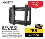 Builders Warehouse Shelfmate fixed tv bracket (35cm-109cm) offer
