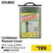 Solmac caribbean parasol cover 28m large