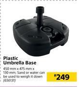 Builders Warehouse Plastic umbrella base 450mm x 475mm x 130mm offer