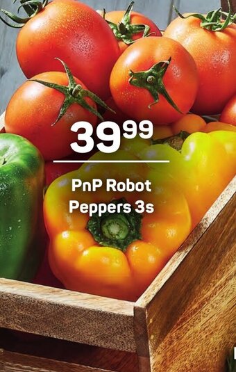 Pick n Pay PnP Robot Peppers 3s offer