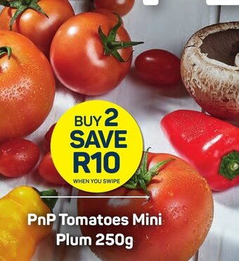 Pick n Pay PnP Tomatoes Mini Plum 250g offer