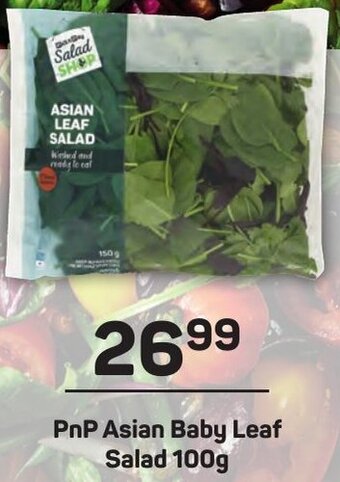 Pick n Pay PnP Asian Baby Leaf Salad 100g offer