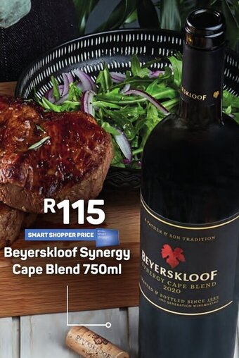 Pick n Pay Beyerskloof Synergy Cape Blend 750ml offer