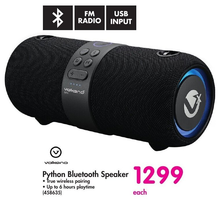 Python Bluetooth Speaker offer at Makro