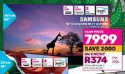 Game Samsung 58 crystal uhd 4k tv cu7000 offer