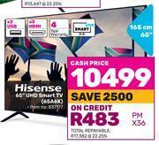 Game Hisense 65 uhd smart tv 65a6k offer