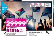 Game Samsung 85(215cm) crystal uhd 4ktv cu7000 offer