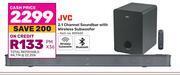 Game Jvc 2.1 channel soundbar with wireless subwoofer offer