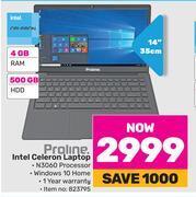 Game Proline intel celeron laptop offer