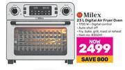 Game Milex 23ltr digital air fryer oven offer