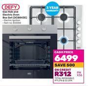 Game Defy gas hob & electric oven box set dcb843e offer