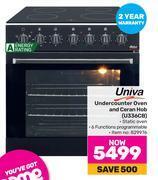 Univa undercounter oven & ceran hob u336cb