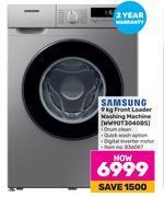 Game Samsung 9kg front loader washing machine ww90t3040bs offer
