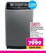 Game Defy 17kg top loader washing machine (dtl153) offer
