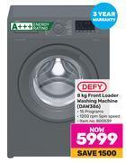Game Defy 8kg front loader washing machine daw386 offer