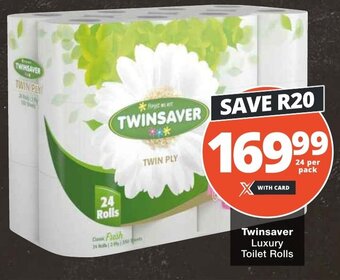 Checkers Twinsaver Luxury Toilet Rolls offer