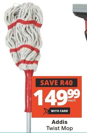 Checkers Addis Twist Mop offer