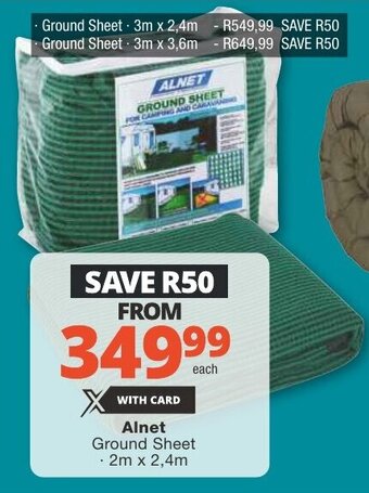 Alnet Ground Sheet 2m x 2.4m