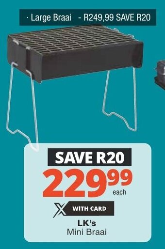 Checkers LK's Mini Braai offer