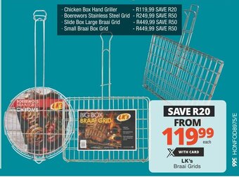 Checkers LK's Braai Grids offer