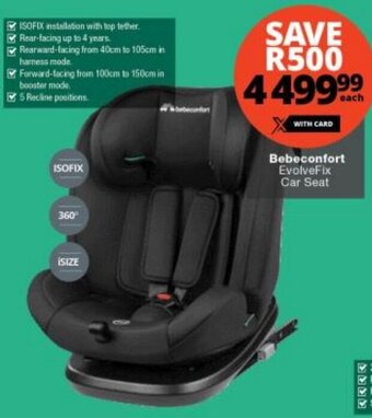 Bebeconfort EvolveFix Car Seat