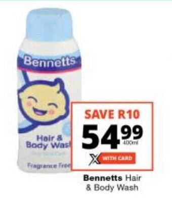 Checkers Bennetts Hair & Body Wash offer