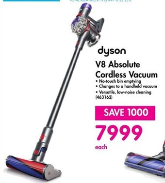Makro dyson V8 Absolute Cordless Vacuum offer