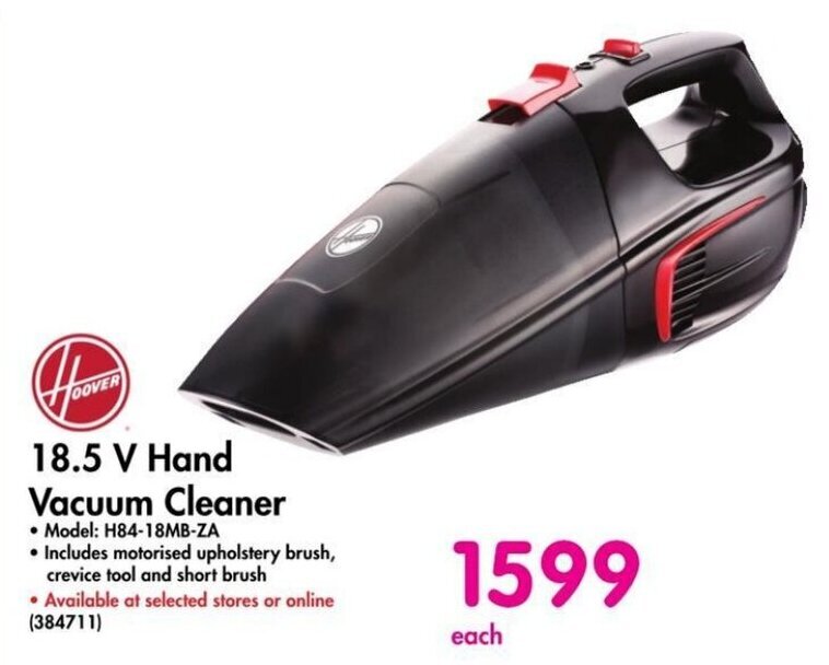 HOOVER 18.5 V Hand Vacuum Cleaner offer at Makro