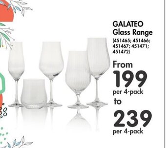 Makro GALATEO Glass Range offer