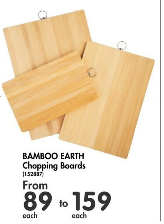 BAMBOO EARTH Chopping Boards offer at Makro