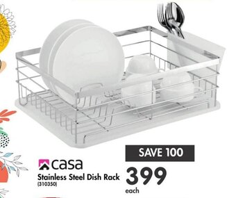 Makro Casa Stainless Steel Dish Rack offer