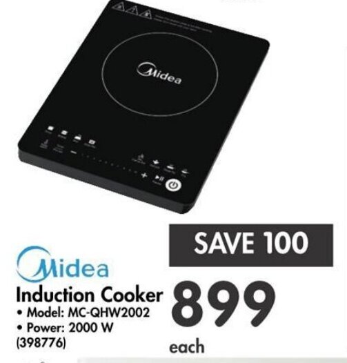 Midea Induction Cooker offer at Makro
