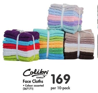 Colibri Face Cloths