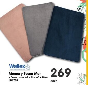 Makro Waltex Memory Foam Mat offer