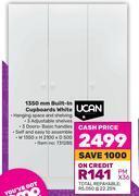 Game Ucan 1350mm built in cupboards white offer