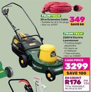 Game Trimtech 2200w electric lawnmower offer