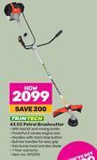 Game Trimtech 43cc petrol brush cutter offer
