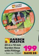 Game Garden master 20m x 12mm garden hose with fittings offer