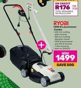 Game Ryobi 1200w lawnmower combo offer