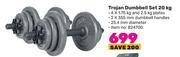 Game Trojan dumbbell set 20kg offer