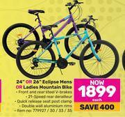 Game Raleigh 24 or 26 eclipse mens or ladies mountain bike-each offer