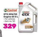 Game Castrol gtx 20w/50 engine oil-5l offer