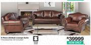 House & Home 3 piece zimball lounge suite offer