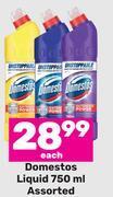 Game Domestos liquid assorted-750ml each offer